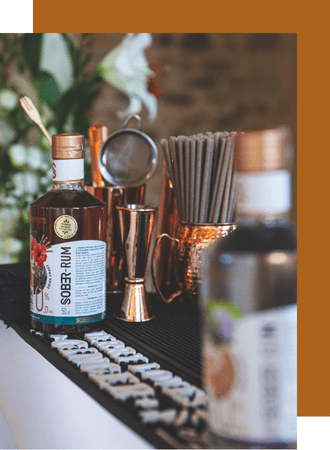 rhum sans alcool Sober Spirits pendant un mariage